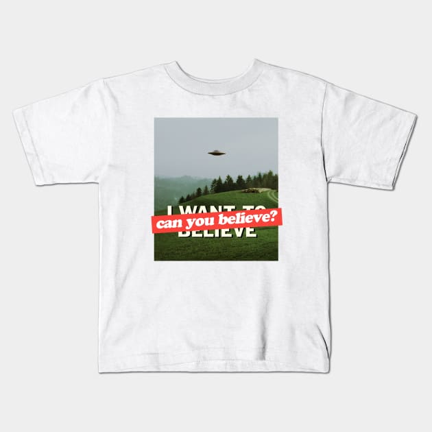 can u believe Kids T-Shirt by disfor